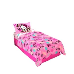 Hello Kitty 3 piece twin sheet set New